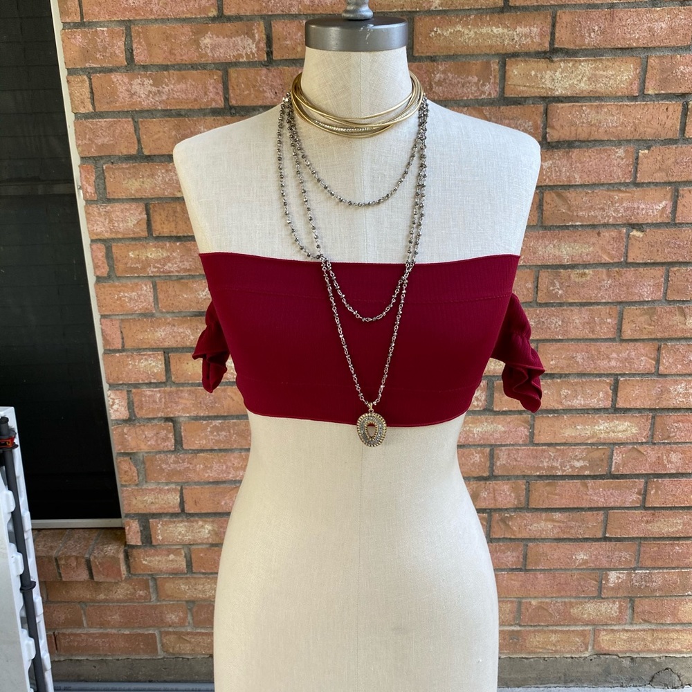 ❤️Red Crop Top❤️